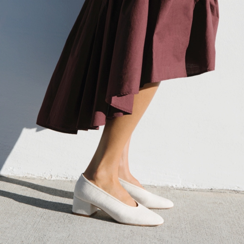 Loeffler Randall Cream Heels